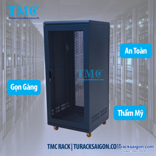 Lý do vì sao nên sủ dụng tủ rack, tủ mạng hay tủ server? - TMC Rack
