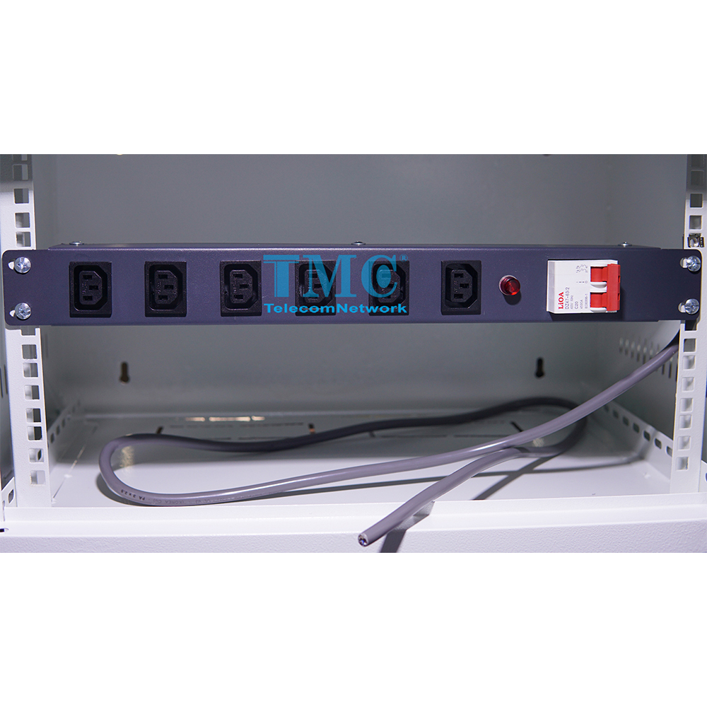 Ổ CẮM ĐIỆN PDU RACK 6 CỔNG CÓ CB CHUẨN C13