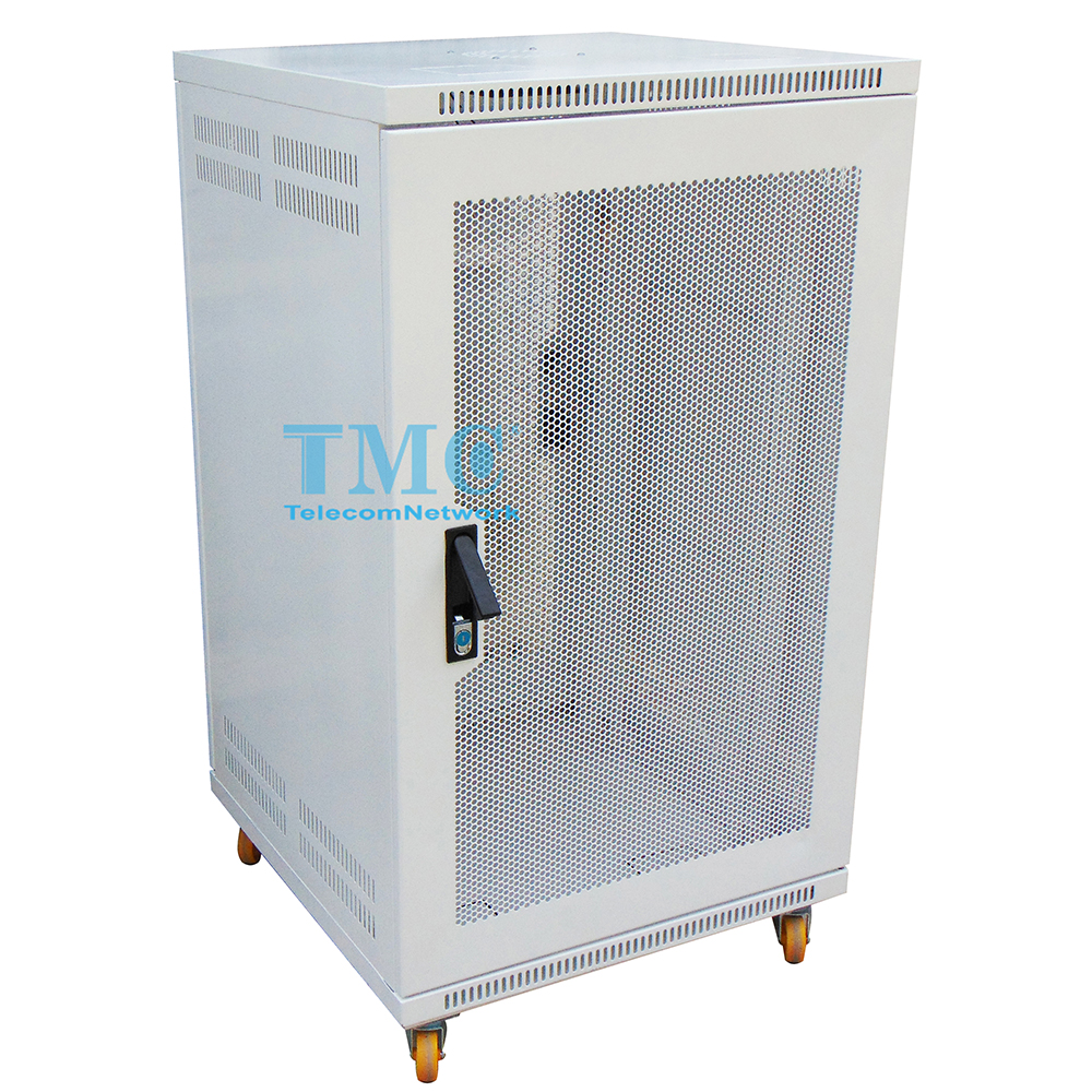 Tủ Mạng Giá Rẻ 20U600 Trắng Lưới,Khung Hàn Liền