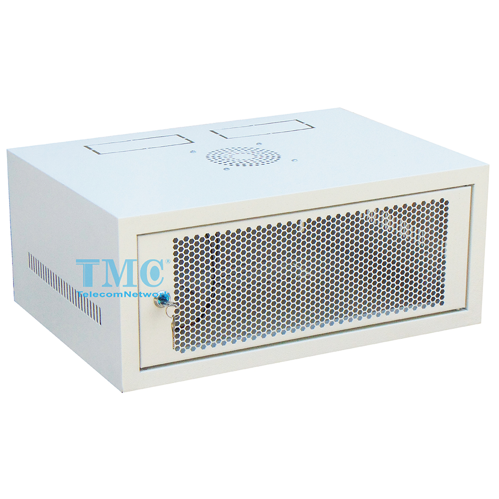 Tủ mạng 4U sâu 400,treo tường,màu trắng