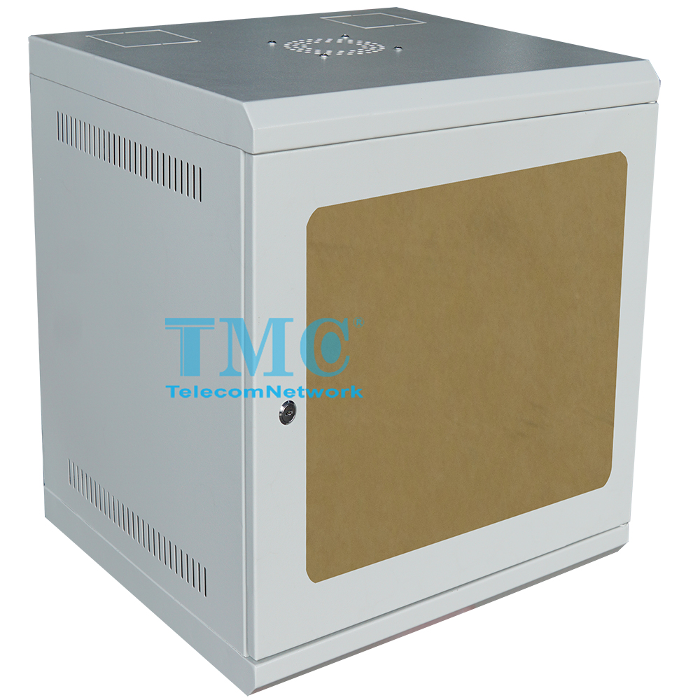 Tủ Mạng 12U Treo Tường  D600 Ghi Mica-TMC RACK 19’’