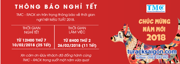 Turacksaigon thông báo nghỉ tết mậu tuất 2018