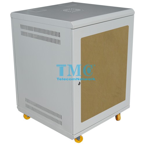 Tủ Mạng 15U Sâu D600 Ghi Mica- TMC RACK 19